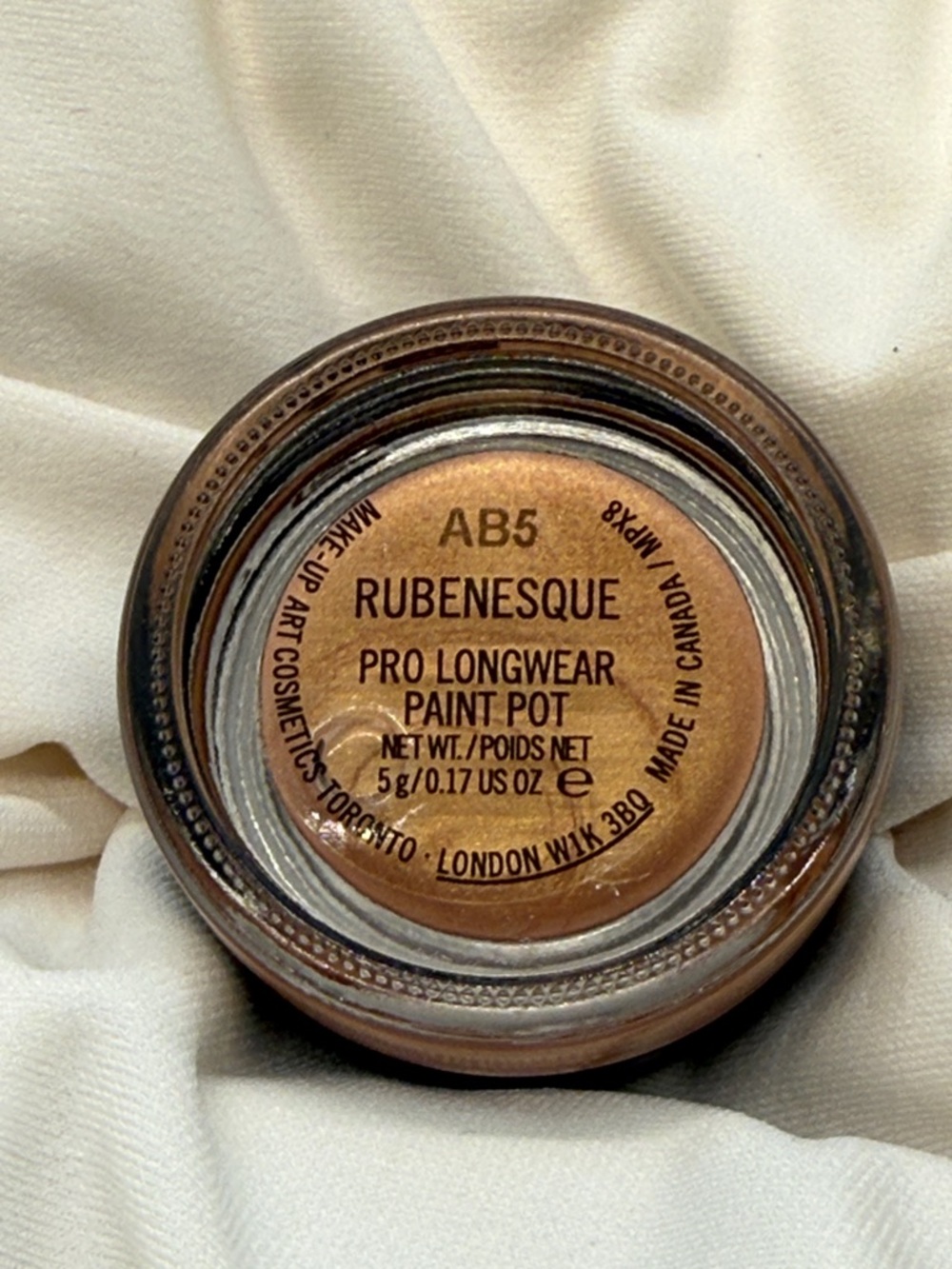 MAC Pro Longwear Paint Pot Cream Eyeshadow - Rubenesque - NIB - Picture 3 of 4